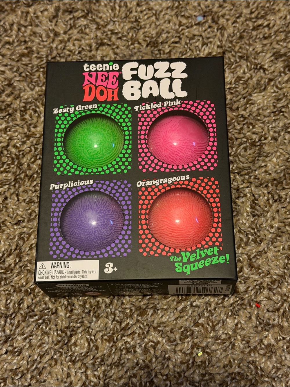 Teenie Needoh Fuzzball 4-pack